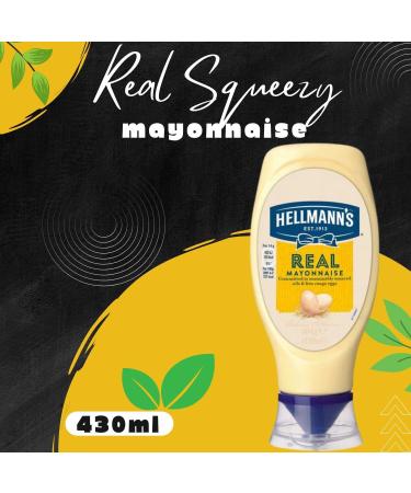 Hellmanns Mayonnaise and Squeezy Pick N Mix - Choose From 4 Flavours | Real Squeezy-Mayonnaise Tomato Ketchup Vegan-Mayo Squeezy - Pack of 3 - Buy Online on GoSupps.com