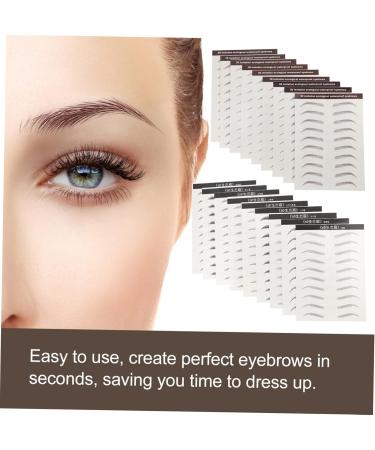 FRCOLOR 18pcs Eyebrow Stickers Eyebrow Transfer Stickers Artificial Eyebrow Tattoos Semi-permanent The Lazy - Buy Online on GoSupps.com