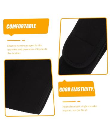 KALLORY Men's Shoulder Pads & Arm Sling - Sports Support Injury Recovery Shoulder Wraps & Brace Medium Black - Buy Online on GoSupps.com