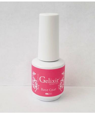 GELIXIR Soak Off Gel Base & No-Wipe Top Coat - 0.5oz (Pack of 2) - Buy Online on GoSupps.com