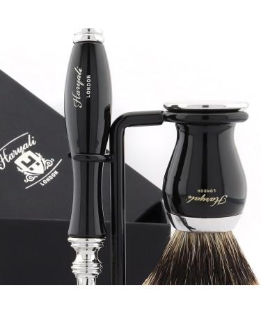 Premium Professional Razor Set - 5 Blades Badger Hair Brush Shaving Soap & Bowl - Perfect Gift for Men | International Shipping Available - Buy Online on GoSupps.com