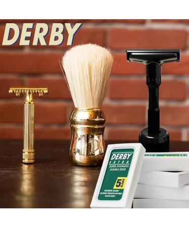 Derby Extra Razor Blades - 5 Pack for Traditional Safety Razors | International Shipping - Buy Online on GoSupps.com