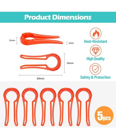 Stove Knob Locks (5 Pack) - Stove Stoppaz Child Safety Guards - Durable Design - Baby and Pets Proof (Red) - Buy Online on GoSupps.com