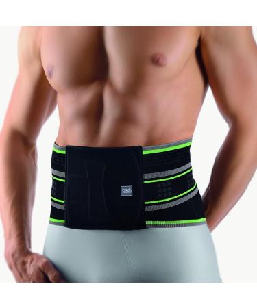 Bort 104690SP Size 7 StabiloBasic Sport Back Support with Pad - Black | International Shipping Available - Buy Online on GoSupps.com