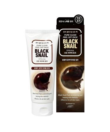 Pure Clean Peel Off Mask - Black Snail Extract for Glowing Skin | International Shipping Available - Buy Online on GoSupps.com