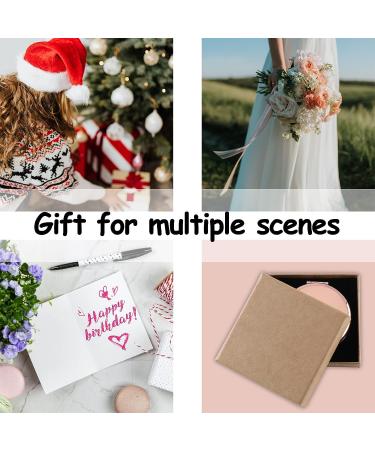 Rose Gold Compact Makeup Mirror - 40th Birthday Gift for Women | Ideal Present for Wife, Mom, Aunt, Sister | Turning 40 Celebration - Buy Online on GoSupps.com