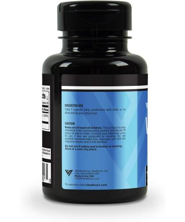 VitaDirect Premium Vitamin B1 Thiamine Supplement - 100mg 90 Capsules - Buy Online on GoSupps.com