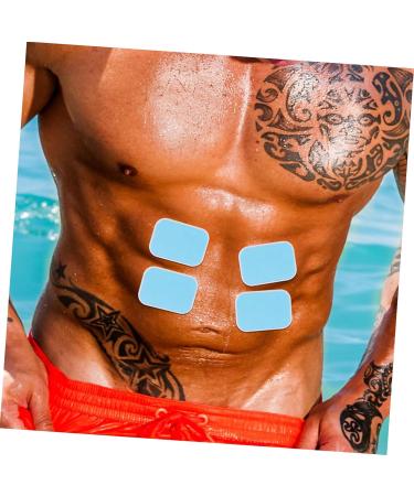 Partykindom 24 STK Abdominal Muscle Gel Pads & Belt - Ultimate Muscle Trainer Stimulator Replacement Gel Pads for Effective Abdominal Stimulation & Massage - Buy Online on GoSupps.com