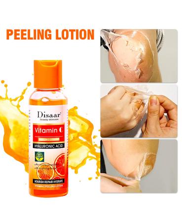 Vitamin C Peeling Lotion with Orange Extract - Nourishing & Hydrating Body Skin - 100g / 3.38fl. oz for Radiant Skin - Buy Online on GoSupps.com