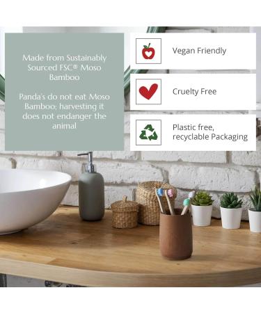 Buy Wild & Stone Bio Baby Bamboo Toothbrushes | 4 Soft Fiber Bristles | 100% Biodegradable | BPA-Free & Vegan | Eco-Friendly Baby Care - Buy Online on GoSupps.com
