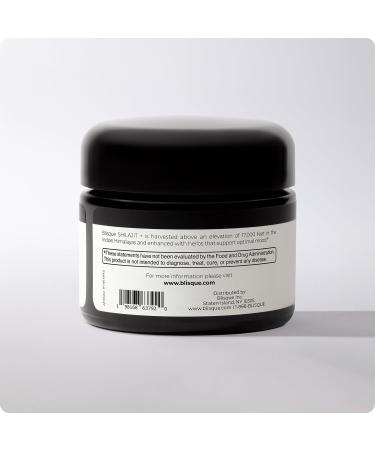 Blisque - Natural Himalayan Organic Shilajit Resin Supplement | for Mood Support | with Organic Mucuna Pruriens and Holy Basil | Authentic and Natural | 60 Grams - Buy Online on GoSupps.com