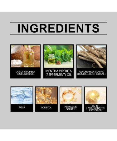 Coconut Oil Mouthwash Natural Whitening Oil Mouthwash Contains Coconut Oil Fresh Breath Eliminates Bad Breath Whitens Teeth and Gums (3) - Buy Online on GoSupps.com