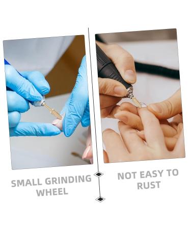 Gatuida Nail Polisher Nails Cuticle Drill Bit Manicure Pedicure Bit Carbide Nail Drill Bit Nail Polishing Heads Self Hair Cutting Band Nail Art Nail Bits Manicure Grinding Head Plastic - Buy Online on GoSupps.com