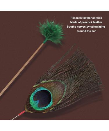 Ear Pick Kit | Earwax Removal & Cleaning Tool Set with Storage Box and Brush | 8 Feather Sticks | Relieve Fatigue | Ear Cleaning Massage Tool - Buy Online on GoSupps.com