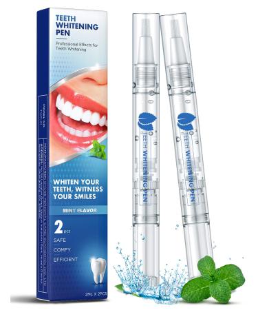 SANHE Teeth Whitening Pen for Sensitive Teeth Safe & Effective Painless Treatments for Tooth Whitening Easy to Use Fast Whitening Travel-Friendly Mint Flavor 2 Pack