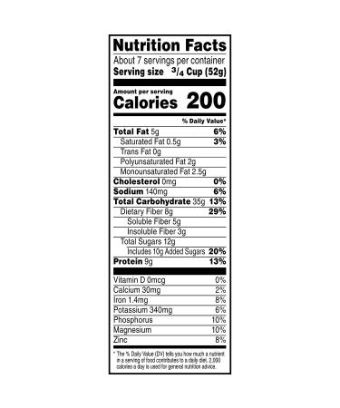 Kashi GoLean Crunch! Honey Almond Flax Cereal 14 oz - Healthy Breakfast Option - Buy Online on GoSupps.com