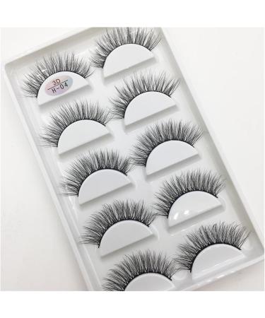 UAMOU 10/50 Boxes 5 Pairs 3D Mink False Eyelashes Hair Natural Cross Long Messy Makeup Fake Eye Lashes Extension Make Up Faux Cils Cheerfully (Color : 5Pairs H 15 Size : 100 Boxes 500Pairs) - Buy Online on GoSupps.com