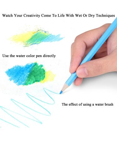 36-Color Watercolor Pencils Set for Adults and Teens - Artist Drawing and Sketching Supplies for Coloring and Painting - Buy Online on GoSupps.com