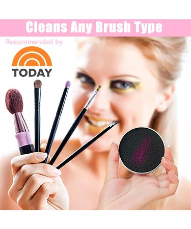 TailaiMei Color Removal Cleaner Sponge - Quick & Easy Makeup Brush Cleaning Solution - No Water or Chemicals Needed - Instantly Switch Eyeshadow Colors - Black - Buy Online on GoSupps.com