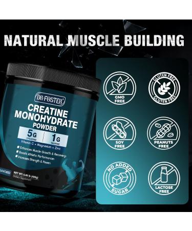Micronized Creatine Monohydrate for Women-Men Creatine Powder with Taurine Creatine Zinc & Magnesium to Support Muscle Growth & Workout Recovery Unflavored 6.5g per Servings 60 Servings. - Buy Online on GoSupps.com