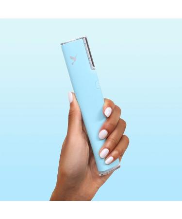 DERMAFLASH ONE Device - Exfoliating & Hair Removal Tool - Sonic Dermaplaning - Blue - Buy Online on GoSupps.com