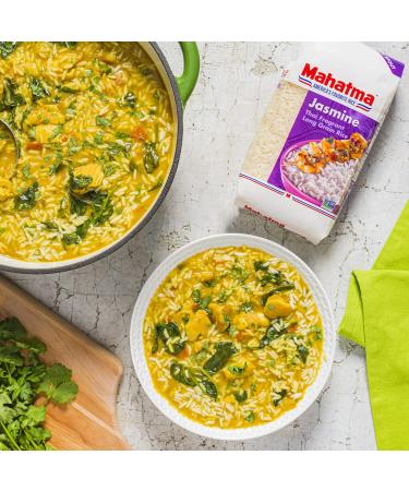 Mahatma Authentic Thai Jasmine White Rice 5 lb - Gluten Free, Non-GMO, Vegan - 80 Oz - Buy Online on GoSupps.com