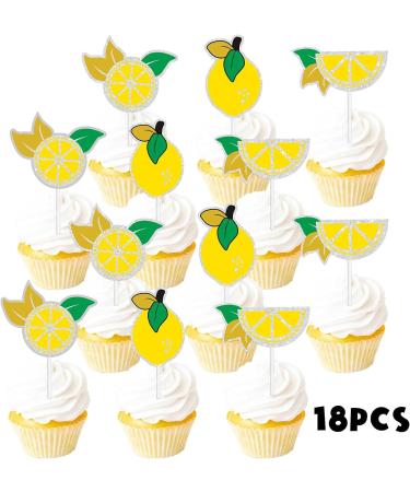 S-FX-0109 Ice Cream Fruit Dessert Cupcake Topper Colorful Glitter Happy Birthday Sensory Pop Game Theme Decor Supplies Baby Shower Boys Girls Birthday Party Decorations - Buy Online on GoSupps.com