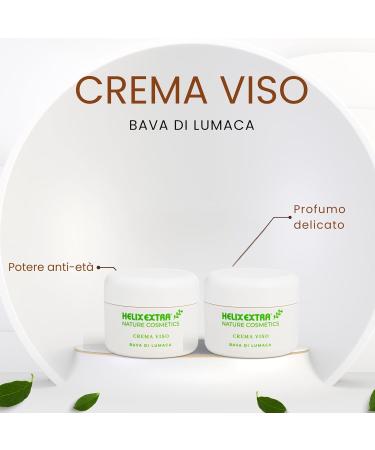  helixextra Helix Extra Snail Slime Cream 50ml - Anti-wrinkle Face Cream - Face Cream for Dry or Oily Skin - Anti-wrinkle Eye Contour Cream - Pack of 2 - Buy Online on GoSupps.com