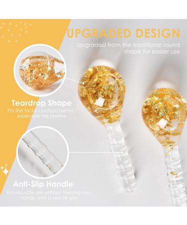 Facial Ice Globes - Cryo Stick Cooling Ball for Puffiness Dark Circles & Wrinkles | Skin Care Kit for Women - Buy Online on GoSupps.com