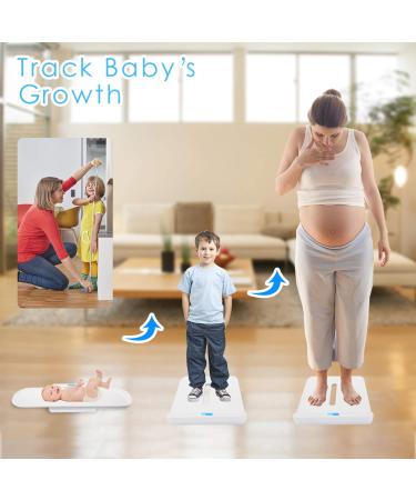 MEKBOK Multi-Function Pet & Baby Scale with Tape Measure â€“ Accurate Digital Weight for Toddler, Puppy, Cat & Dog (Max: 220lb, Height Tray: 70cm) - Buy Online on GoSupps.com