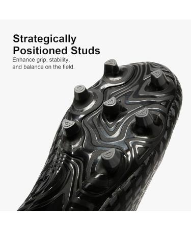 Soccer Cleats for Men's and Women's Outdoor Unisex Football Shoes Firm Rugby Boots 10.5 Women/9 Men - Buy Online on GoSupps.com