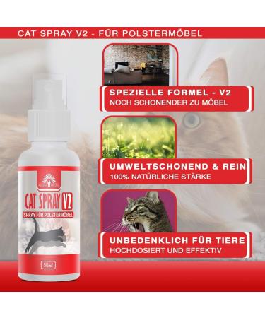 Adema Natural CAT Spray V2 - Effective Cat Repellent Spray - 50ml Anti-Cat Solution for International Shipping - Buy Online on GoSupps.com