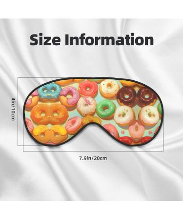 SSIMOO Doughnut Sleep Mask | Adjustable Breathable Eye Mask for Comfortable Sleep | Fashionable Black Design - Shop Now - Buy Online on GoSupps.com