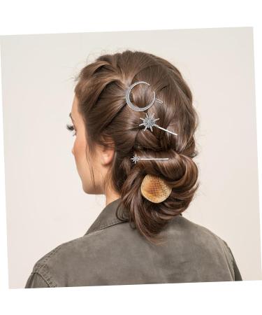 FRCOLOR 8 Sets Hair Clip Set Hair Accessories for Women Suit Hair Barrette for Women Crystal Wedding Hair Star Hair Accessories Silver Hair Clips Alloy Miss Side Clip - Buy Online on GoSupps.com