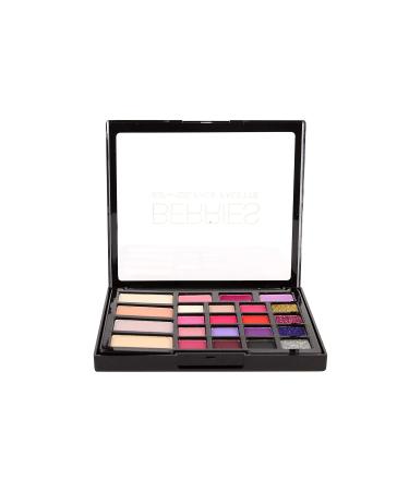 BYS Berries Face Palette - All-in-One Eyeshadows Lip Gloss Contour & Highlighter Kit for Radiant All-Day Beauty - International Shipping Available - Buy Online on GoSupps.com