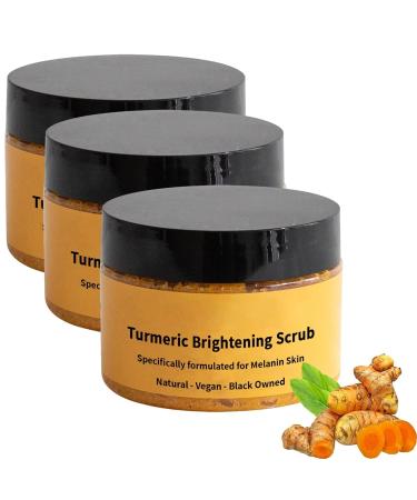 Turmeric Brightening Scrub, 100g, Natural Turmeric Body Scrub, Suitable for Inside Thigh, Bikini Area