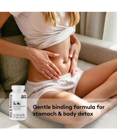 3X Youth & Tonic Belly Bloating Pills for Debloating & Colon Cleanse | Activated Charcoal, Coconut, Peppermint Oil, Senna Leaf | 150 Capsules - Buy Online on GoSupps.com