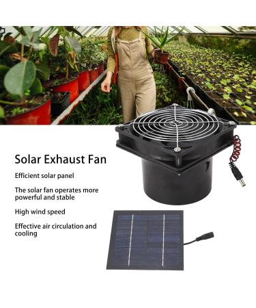 Cryfokt 50W Solar Powered Exhaust Fan - Efficient Mini Ventilator for Attics | Easy Installation & Good Ventilation 5-12V - Buy Online on GoSupps.com