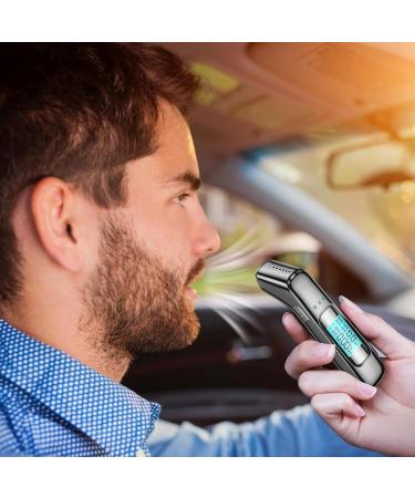 Digital Alcohol Tester | Personal Breathalyzer with LED Display | Drunk Driving Tester Alcohol Blower Tester Highly Accurate Breathalyzer Tester for Party - Buy Online on GoSupps.com