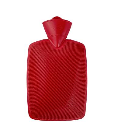 Hugo Frosch hot water bottle classic half lamella 1.8 l "Hugo" red - Buy Online on GoSupps.com