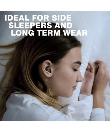 Buy Ear Plugs for Sleeping - NRR33dB Noise Cancelling Soft Silicone Reusable & Washable - 2 Pairs for Side Sleepers - Perfect for Travel & Snoring - Buy Online on GoSupps.com