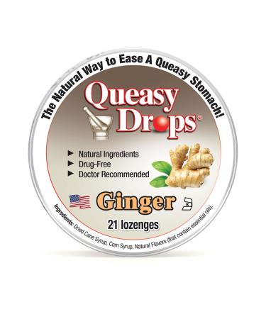 Three Lollies Ginger Queasy Pop Drops - Natural Morning Sickness Travel Sickness and Chemo Nausea Remedy