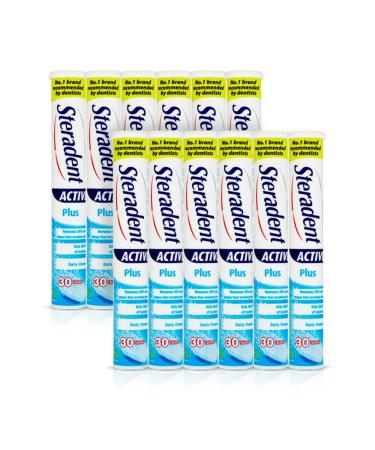 Steradent Active Plus Denture Daily Cleansing 30 Tablets (Pack of 12)