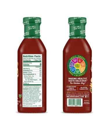 Walden Farms Ketchup 12 oz - Gluten & Sugar Free, Keto & Kosher - 2 Pack 12 Fl Oz - Buy Online on GoSupps.com