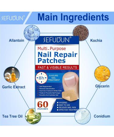 Nail Repair Plaster Nail Repair Kit For Broken Natural Nails Extra Strength Treatments For Damaged Nails Non-irritating Breathable Toenail Correction Treatments - Buy Online on GoSupps.com