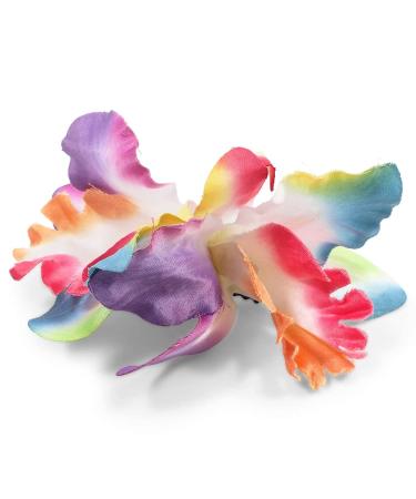 Orchid Flower Alligator Hair Clips for Women - 12 Pack | Stylish Hair Accessories - Buy Online on GoSupps.com