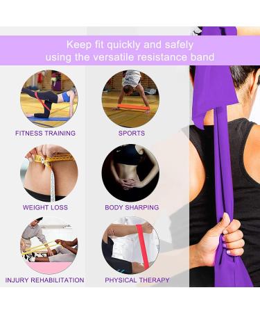 Fitness Straps 3 Set - Gymnastics Resistance Bands for Yoga Strength Training & Muscle Building - Elastic Stretching Exercise Tapes - Buy Online on GoSupps.com