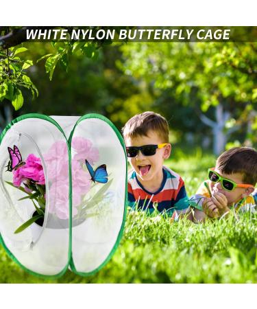 TSLBW Insect Butterfly Habitat Butterfly Garden Kit Large Butterfly Habitat Cage Collapsible Pop-up Insect Monarch Butterfly Net Butterfly House for Kids 40 * 40 * 60cm - Buy Online on GoSupps.com