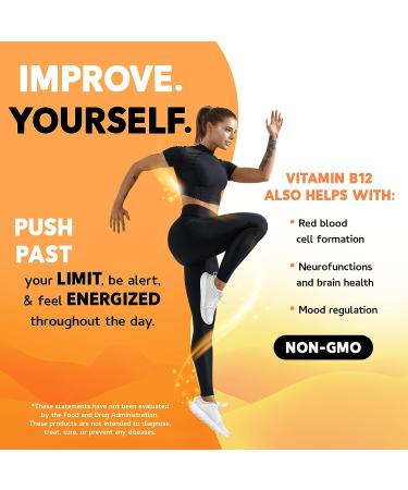 Vegan Vitamin B12 Liquid Drops - Fast-Acting Methylcobalamin Complex - Sublingual B Complex with B2 B3 B6 - Non-GMO Raspberry Flavor - 2 fl. oz - Buy Online on GoSupps.com