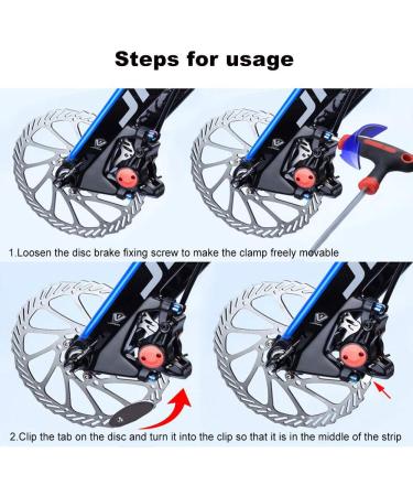 2PCS ONGHSD Bicycle Brake Pad Alignment Tool - MTB Disc Brake Adjusting Tool for Bike Rotor Pads - Cycling Accessories - Buy Online on GoSupps.com